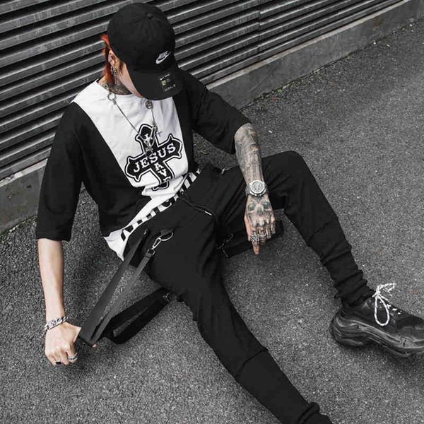 men's pants pant men black personality ribbon joggers fashion streetwear mens hip hop slim fit casual sweatpants tro a1il
men's pants pant men black personality ribbon joggers fashion streetwear mens hip hop slim fit casual sweatpants tro a1il