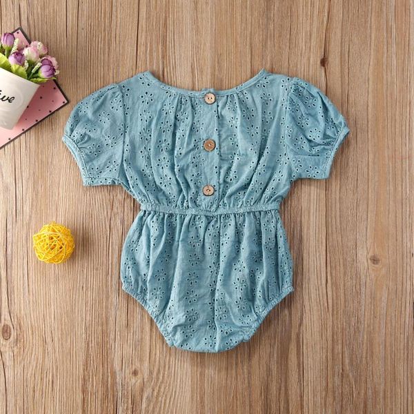 jumpsuits baby & children's 0-24m born girls bodysuits lace flowers short sleeve solid 3 colors, Blue
jumpsuits baby & children's 0-24m born girls bodysuits lace flowers short sleeve solid 3 colors, Blue
