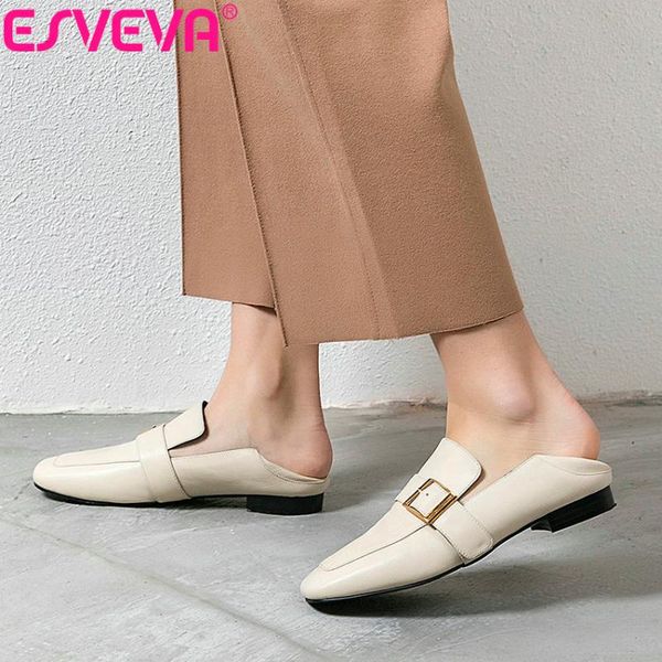 dress shoes esveva 2021 women pumps fashion slip on square heels sandals vintage style toe buckle size 34-40, Black
dress shoes esveva 2021 women pumps fashion slip on square heels sandals vintage style toe buckle size 34-40, Black