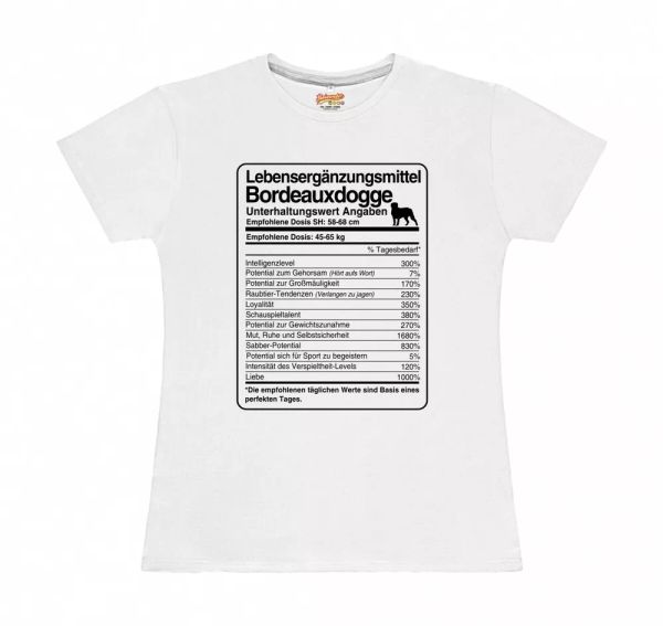 T-Shirt Womens dose Dogue de Bordeaux Lives Supplements by siviwonder, Mainly pictures
T-Shirt Womens dose Dogue de Bordeaux Lives Supplements by siviwonder, Mainly pictures