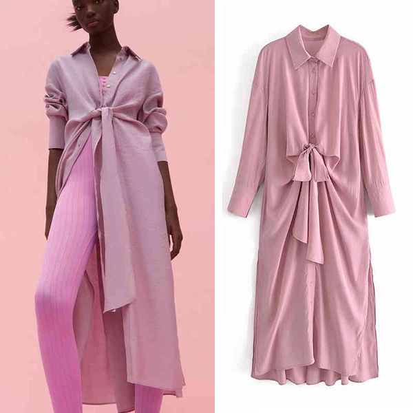 za summer women bow dress solid loose office lady turn down collar party vestido long sleeve elegant girls causal outfits 210422, Black;gray
za summer women bow dress solid loose office lady turn down collar party vestido long sleeve elegant girls causal outfits 210422, Black;gray