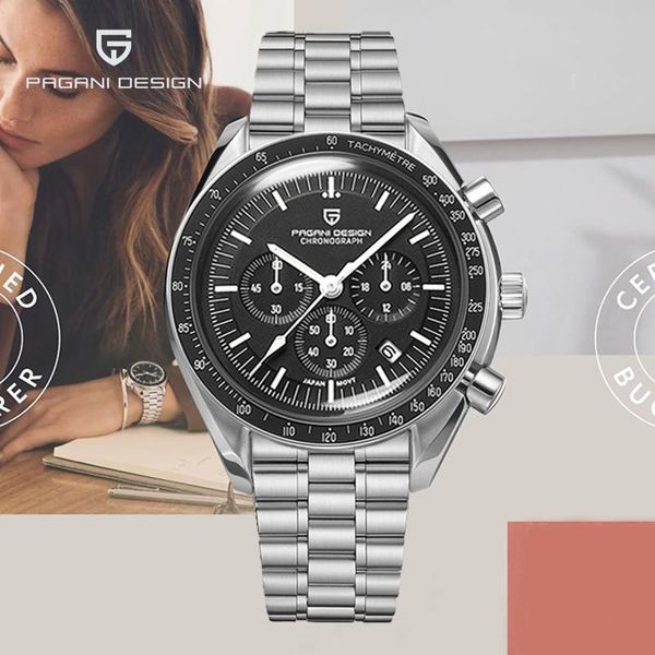 wristwatches 2021 pagani design men's quartz watches sapphire stainless steel 100m waterproof chronograph reloj hombre, Slivery;brown
wristwatches 2021 pagani design men's quartz watches sapphire stainless steel 100m waterproof chronograph reloj hombre, Slivery;brown