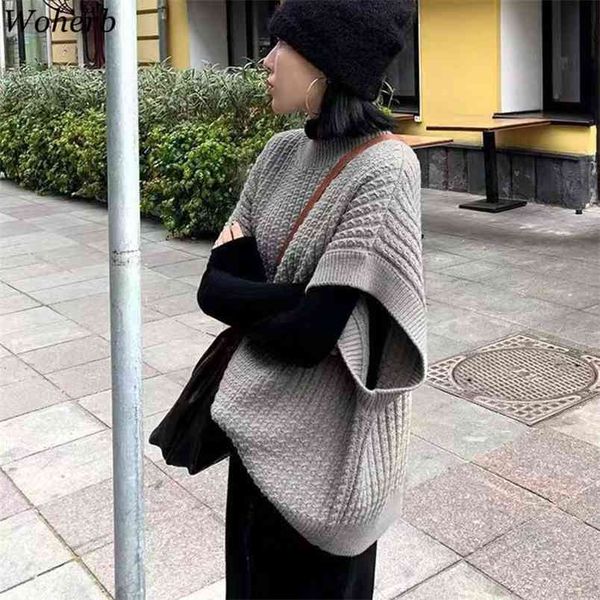 women fashion oversized knitted vest sweater v neck sleeveless side vents loose female waistcoat chic 210519, White
women fashion oversized knitted vest sweater v neck sleeveless side vents loose female waistcoat chic 210519, White