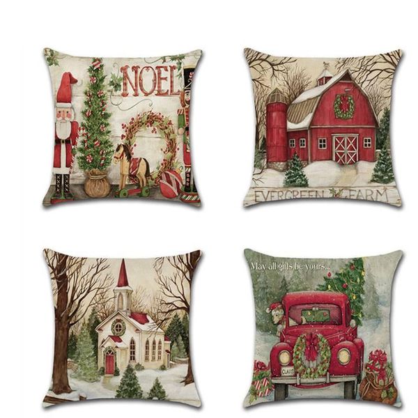 pillow case christmas cushion cover polyester pillowcase santa claus cases seat car home decoration
pillow case christmas cushion cover polyester pillowcase santa claus cases seat car home decoration