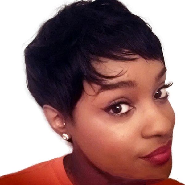 none lace front human hair wigs brazilian short bob pixie cutwig pre-plucked natural straight full machine made wig, Black;brown
none lace front human hair wigs brazilian short bob pixie cutwig pre-plucked natural straight full machine made wig, Black;brown