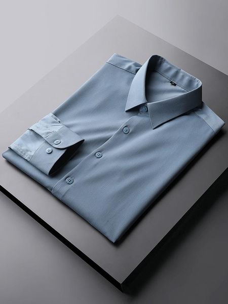 men's casual shirts 2021 spring summer large size business long sleeved shirt solid color male social dress men clothes a152, White;black
men's casual shirts 2021 spring summer large size business long sleeved shirt solid color male social dress men clothes a152, White;black
