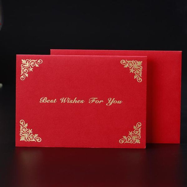10pcs/lot bronzing wedding business invitation employee thanksgiving and blessing card birthday gift with envelope greeting cards
10pcs/lot bronzing wedding business invitation employee thanksgiving and blessing card birthday gift with envelope greeting cards