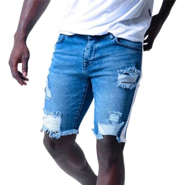 men's shorts 70% sell half pants ripped skin-friendly polyester fashion men denim for daily wear, White;black
men's shorts 70% sell half pants ripped skin-friendly polyester fashion men denim for daily wear, White;black