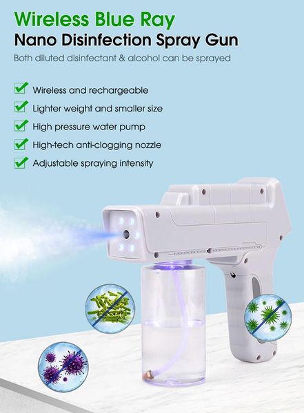 watering equipments 350ml electric sanitizer disinfection spray gun sprayer fogger wireless nano blue ray steam atomizer for home office sch
watering equipments 350ml electric sanitizer disinfection spray gun sprayer fogger wireless nano blue ray steam atomizer for home office sch