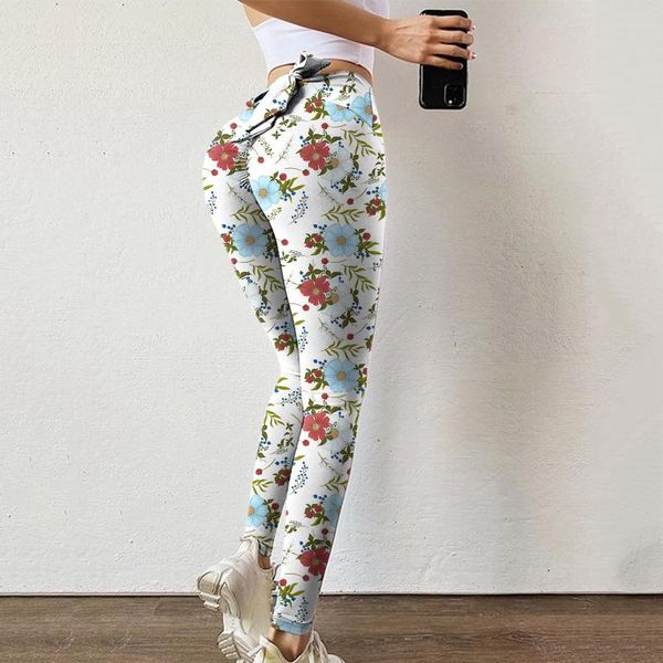 women's leggings fashion female casual with high waist flowers printed fitness pants sport workout running trousers, Black
women's leggings fashion female casual with high waist flowers printed fitness pants sport workout running trousers, Black