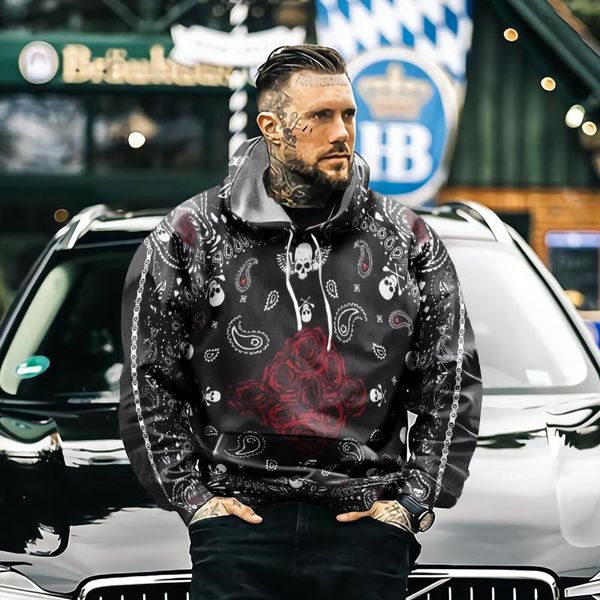 men's hoodies & sweatshirts autumn and winter harajuku streetwear skull 3d printed hoodie pullover casual fashion sweater long sleeve, Black
men's hoodies & sweatshirts autumn and winter harajuku streetwear skull 3d printed hoodie pullover casual fashion sweater long sleeve, Black