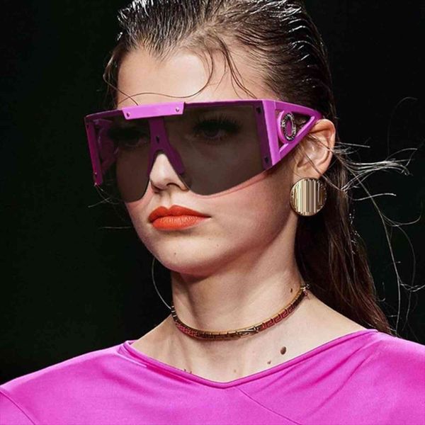 big oversized shield type shades women one piece sunglasses italy brand design goggle sun glasses for men eye protection, White;black
big oversized shield type shades women one piece sunglasses italy brand design goggle sun glasses for men eye protection, White;black