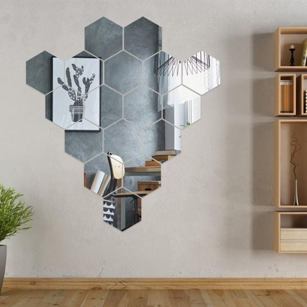 mirrors 3d mirror wall stickers hexagon home decor diy self-adhesive decorative 12pcs/set decorations
mirrors 3d mirror wall stickers hexagon home decor diy self-adhesive decorative 12pcs/set decorations