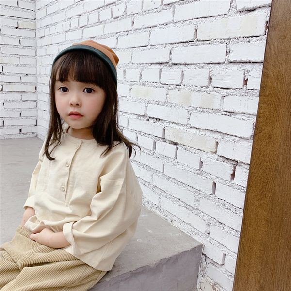 spring autumn girls cotton soft solid color simple baby girl loose all-match long sleeve t shirts 210508, Blue
spring autumn girls cotton soft solid color simple baby girl loose all-match long sleeve t shirts 210508, Blue