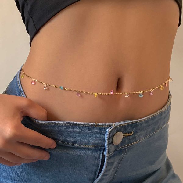 ingesight.z rainbow colorful acrylic love heart tassel pendant waist belly chain for women summer beach bikini body jewelry p0811, Silver
ingesight.z rainbow colorful acrylic love heart tassel pendant waist belly chain for women summer beach bikini body jewelry p0811, Silver