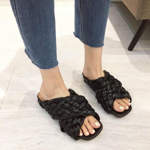 summer women slippers brand weave ladies shoes open toe cross flat with casual beach female slides big size woman flip flops, Black
summer women slippers brand weave ladies shoes open toe cross flat with casual beach female slides big size woman flip flops, Black