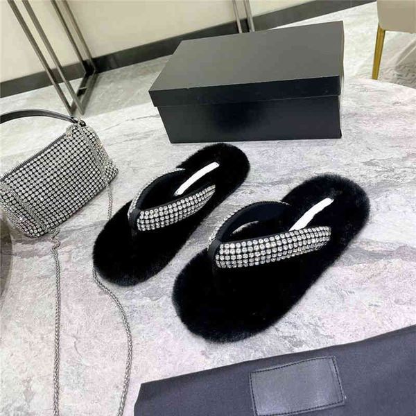 woolen ladies winter slipper flip flops crystal diamond buckle soft mink fluff warm and comfortable fashion black wear resistant rubber
woolen ladies winter slipper flip flops crystal diamond buckle soft mink fluff warm and comfortable fashion black wear resistant rubber