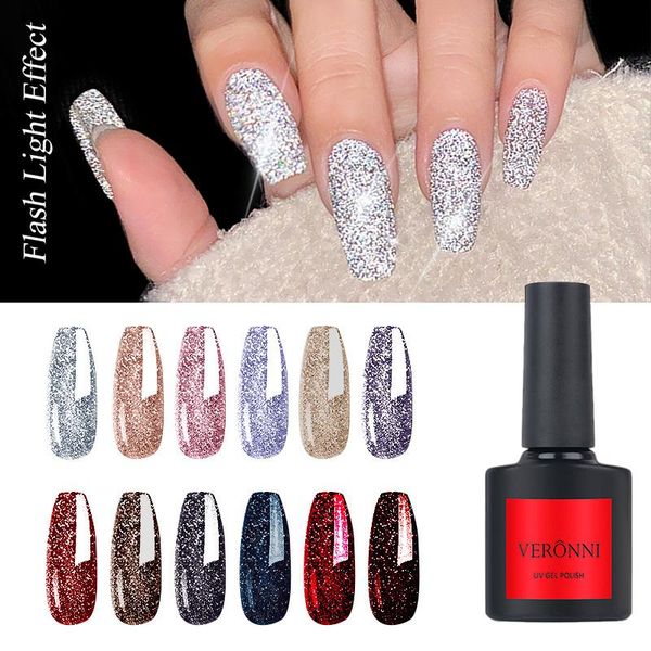 sparkling gel nail polish reflective glitter semi permanent art varnish for manicures need base coat, Red;pink
sparkling gel nail polish reflective glitter semi permanent art varnish for manicures need base coat, Red;pink