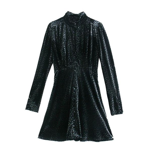 casual dresses hadara fashion long sleeve velvet women elegant vintage printed fold dress collected waisted ladies, Black;gray
casual dresses hadara fashion long sleeve velvet women elegant vintage printed fold dress collected waisted ladies, Black;gray