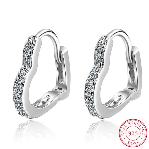 hoop & huggie fashion 925 silver clear zirconia lover heart earring for baby kids girl child women cute loop jewelry eh149, Golden;silver
hoop & huggie fashion 925 silver clear zirconia lover heart earring for baby kids girl child women cute loop jewelry eh149, Golden;silver