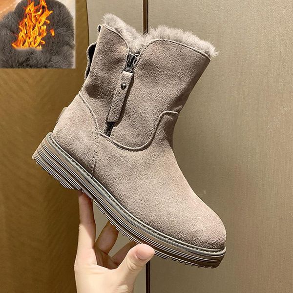 boots 2021 winter warm fur ankle women thick sole gothic shoes plush short combat motorcycle booties woman platform snow, Black
boots 2021 winter warm fur ankle women thick sole gothic shoes plush short combat motorcycle booties woman platform snow, Black