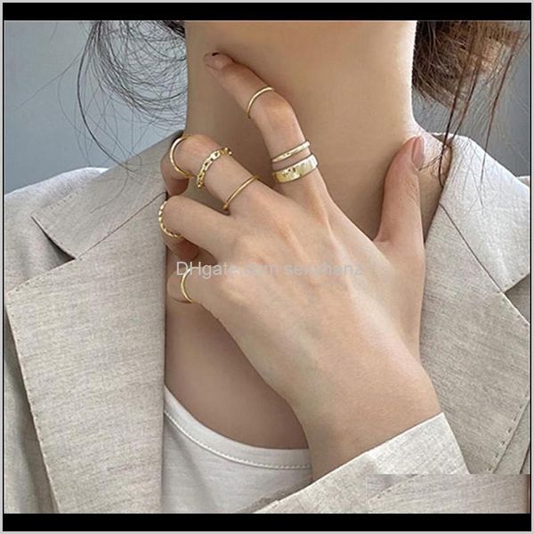 band rings jewelry drop delivery 2021 vintage sier gold color sets for women fashion punk style geometric set female kunckle ring 7pcs/set d, Silver
band rings jewelry drop delivery 2021 vintage sier gold color sets for women fashion punk style geometric set female kunckle ring 7pcs/set d, Silver
