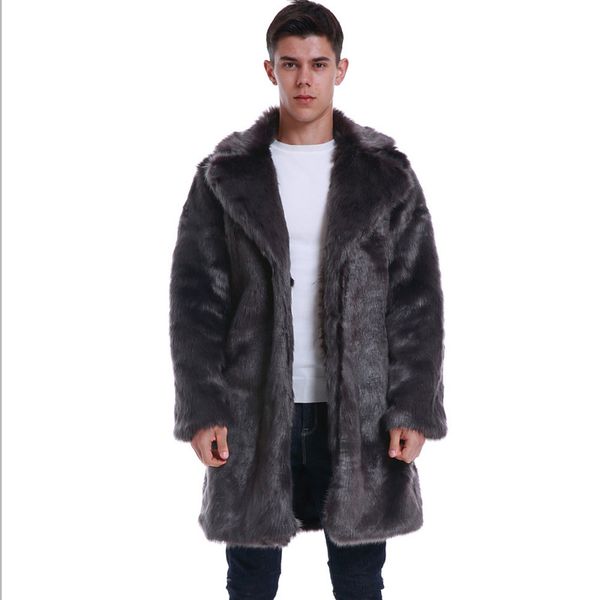 gray long large fluffy men s fur coat high-quality stand-up collar retro comfortable fashion travel commute, Black
gray long large fluffy men s fur coat high-quality stand-up collar retro comfortable fashion travel commute, Black