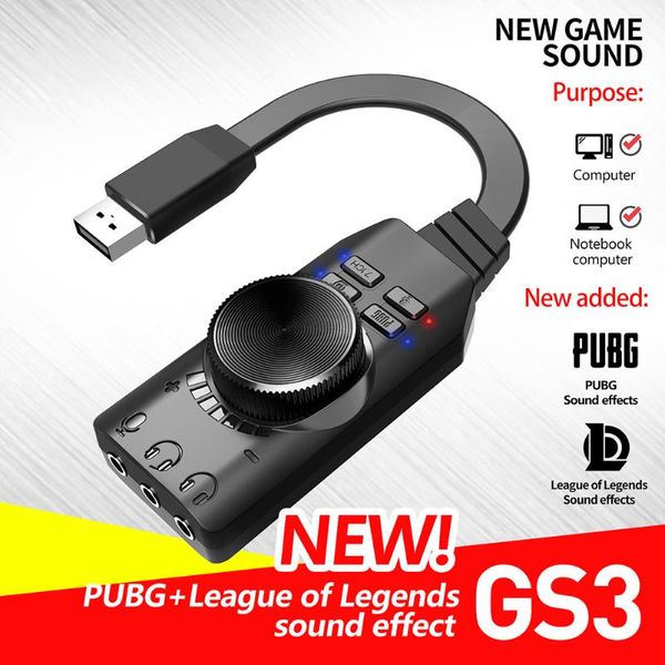sound cards gs3 7.1 channel card adapter external usb audio 3.5mm headset for pc components computer accessories
sound cards gs3 7.1 channel card adapter external usb audio 3.5mm headset for pc components computer accessories