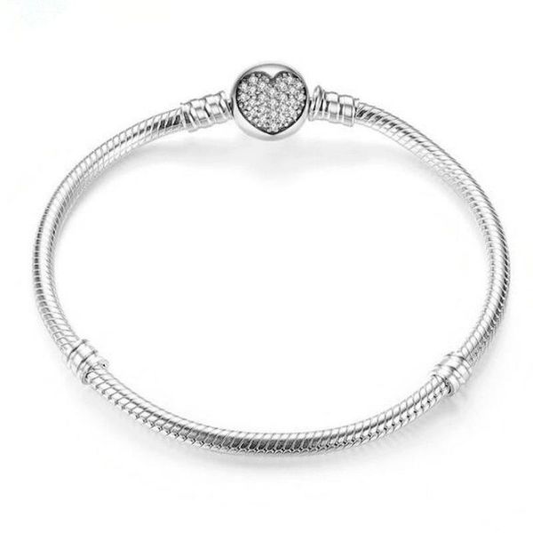 fashion silver heart snake chain bracelet european beaded bangle bracelets jewelery making diy gifts charm, Golden;silver
fashion silver heart snake chain bracelet european beaded bangle bracelets jewelery making diy gifts charm, Golden;silver