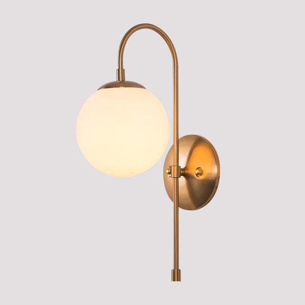 wall lamp nordic simple glass modern wrought iron white ball light fixture bedside restaurant loft aisle sconce
wall lamp nordic simple glass modern wrought iron white ball light fixture bedside restaurant loft aisle sconce