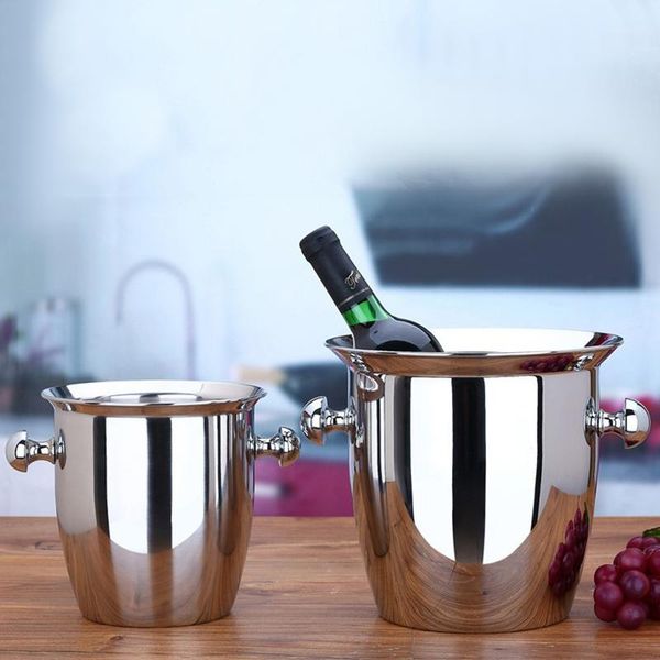 ice buckets and coolers stainless steel cube container bar bucket 2l/5l champagne wine beer barrel cooler thickened
ice buckets and coolers stainless steel cube container bar bucket 2l/5l champagne wine beer barrel cooler thickened