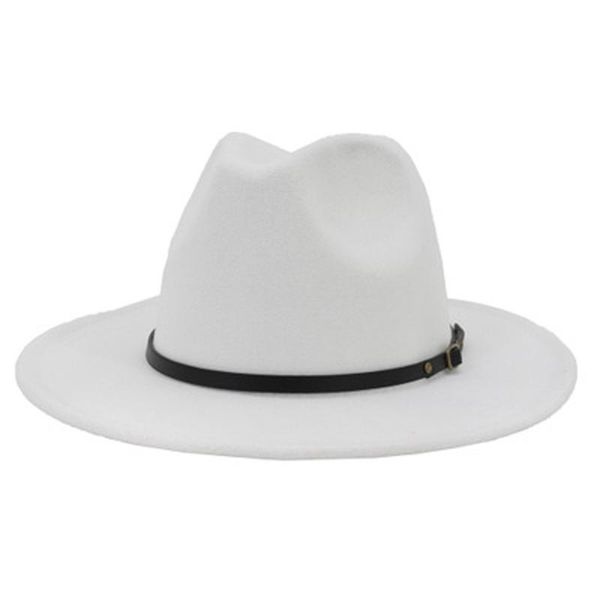 wide brim hats british style white jazz felt hat men women fedora panama belt buckle decor party formal large size, Blue;gray
wide brim hats british style white jazz felt hat men women fedora panama belt buckle decor party formal large size, Blue;gray