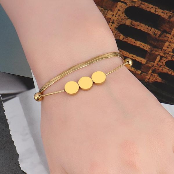 link, chain round bracelet stainless steel for women snake bracelets double layer heart star jewelry, Black
link, chain round bracelet stainless steel for women snake bracelets double layer heart star jewelry, Black