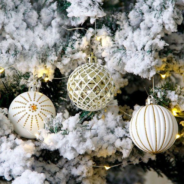 party decoration 24pcs white gold mixed christmas tree decor balls xmas hanging ball e7cb
party decoration 24pcs white gold mixed christmas tree decor balls xmas hanging ball e7cb