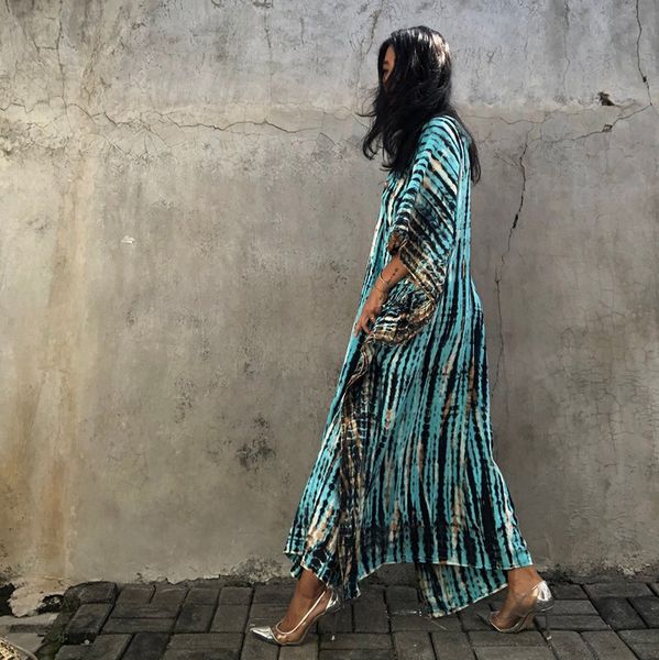 women's swimwear halo dyeing vintage beach long women v neck oversize robe side split loose kaftan holiday boho maxi es l9om, White;black
women's swimwear halo dyeing vintage beach long women v neck oversize robe side split loose kaftan holiday boho maxi es l9om, White;black