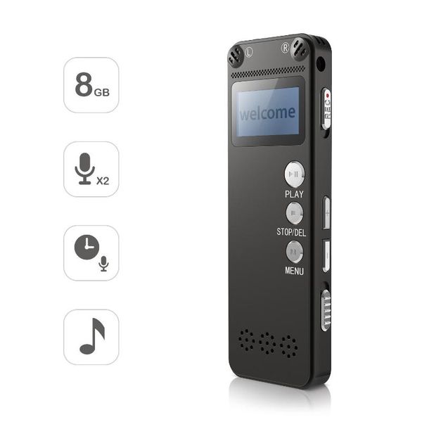 digital voice recorder 8gb audio sound dictaphone activated with mp3 player dual microphone
digital voice recorder 8gb audio sound dictaphone activated with mp3 player dual microphone