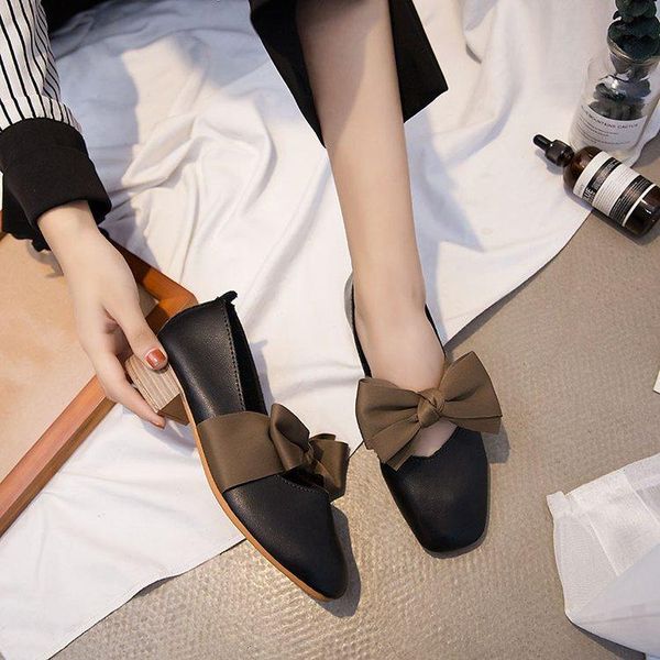 dress shoes pumps women autumn korean style round toe low heels square solid color butterfly-knot casual, Black
dress shoes pumps women autumn korean style round toe low heels square solid color butterfly-knot casual, Black