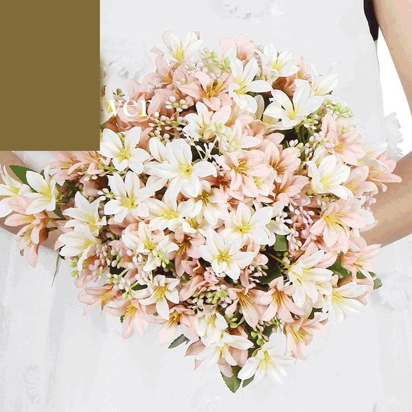 decorative flowers & wreaths 18 silk flower artificial lily european style multicolor fake bride bouquet wedding family party decoration diy
decorative flowers & wreaths 18 silk flower artificial lily european style multicolor fake bride bouquet wedding family party decoration diy