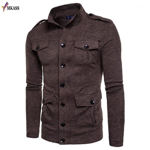men's jackets 2021 men jacket casual spring autumn knitwear cardigans coat slim fit sudaderas multi-pocket sweater, Black;brown
men's jackets 2021 men jacket casual spring autumn knitwear cardigans coat slim fit sudaderas multi-pocket sweater, Black;brown