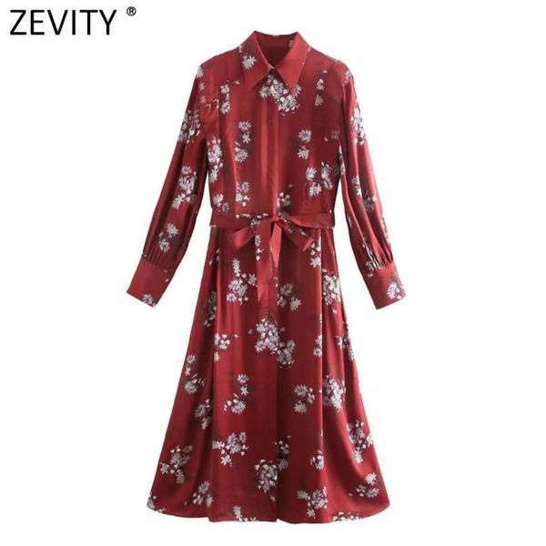 women elegant flower print sashes red shirt dress office ladies chic long sleeve party vestido casual cloth ds5019 210416, Black;gray
women elegant flower print sashes red shirt dress office ladies chic long sleeve party vestido casual cloth ds5019 210416, Black;gray