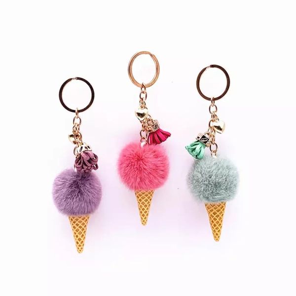 10pcs/lot women pendant bag accessories ice cream keychains with tassel lovely plush dolls key ring for car decorations party favor
10pcs/lot women pendant bag accessories ice cream keychains with tassel lovely plush dolls key ring for car decorations party favor