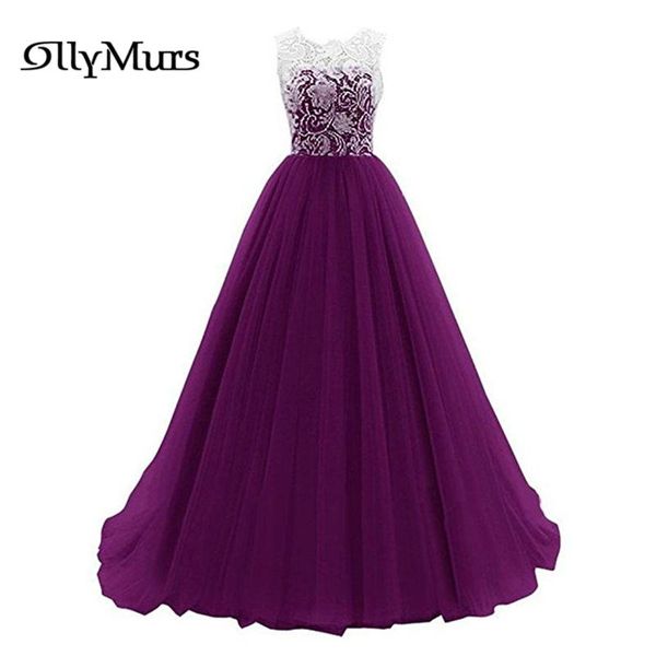 bridesmaid dress purple lr940 elegant embroidery lace dresses o-neck sleeveless a line vestido de festa longo, White;pink
bridesmaid dress purple lr940 elegant embroidery lace dresses o-neck sleeveless a line vestido de festa longo, White;pink