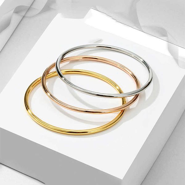 fashionable stainless steel 3 mm simple rose gold fashion luxury bracelets glaze bracelets for women couple jewelry q0719, Black
fashionable stainless steel 3 mm simple rose gold fashion luxury bracelets glaze bracelets for women couple jewelry q0719, Black