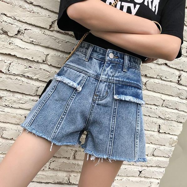women's shorts casual denim frayed hem ripped jeans high waist wide leg a-line summer beach sexy, White;black
women's shorts casual denim frayed hem ripped jeans high waist wide leg a-line summer beach sexy, White;black