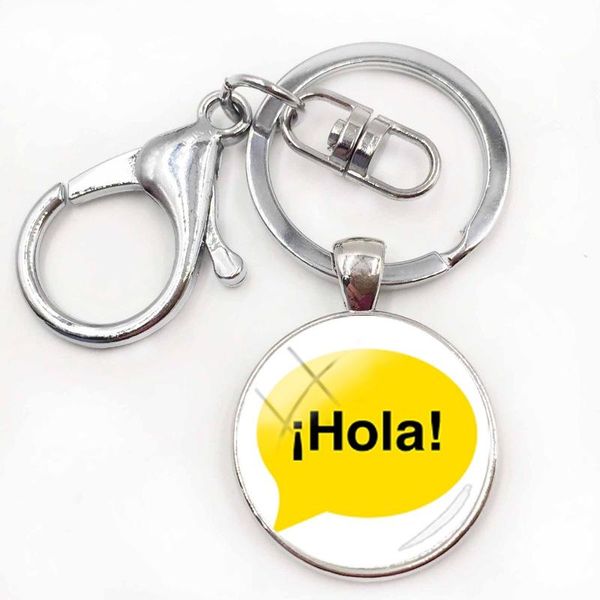 keychains spanish hola keychain for keys selling glass cabochon dome art po keyrings a woman car bags badge jewelry, Silver
keychains spanish hola keychain for keys selling glass cabochon dome art po keyrings a woman car bags badge jewelry, Silver