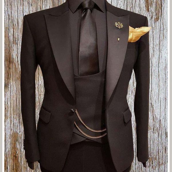 men's suits & blazers men 3 pieces slim fit business mans groom black tuxedos for formal wedding suit (blazer+pants+vest)terno masculin, White;black
men's suits & blazers men 3 pieces slim fit business mans groom black tuxedos for formal wedding suit (blazer+pants+vest)terno masculin, White;black