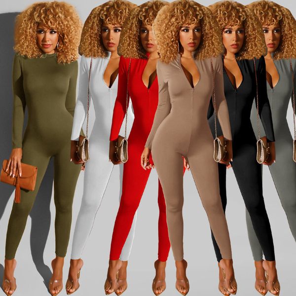 women's jumpsuits & 6 colors jumpsuit women fashion spring 2021 solid color elastic bodysuit pants casual sports fitness leis, Black;white
women's jumpsuits & 6 colors jumpsuit women fashion spring 2021 solid color elastic bodysuit pants casual sports fitness leis, Black;white