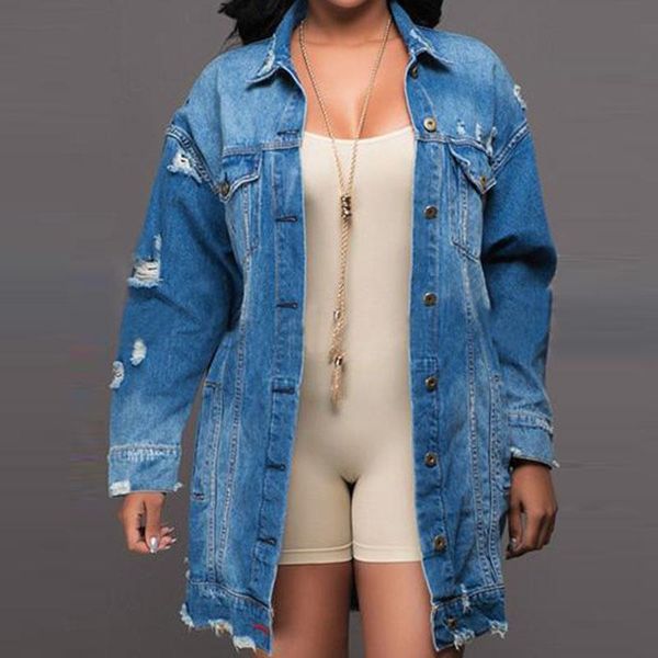 fashion denim jacket women loose streetwear jeans coats long sleeve spring outwear jackets trendy cool ripped overcoat pockets women's, Black;brown
fashion denim jacket women loose streetwear jeans coats long sleeve spring outwear jackets trendy cool ripped overcoat pockets women's, Black;brown