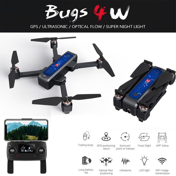 bugs 4 w b4w 5g gps brushless foldable drone w/ wifi fpv 2k hd camera 1.6km 25minute optical flow rc quadcopter sundrone drones
bugs 4 w b4w 5g gps brushless foldable drone w/ wifi fpv 2k hd camera 1.6km 25minute optical flow rc quadcopter sundrone drones