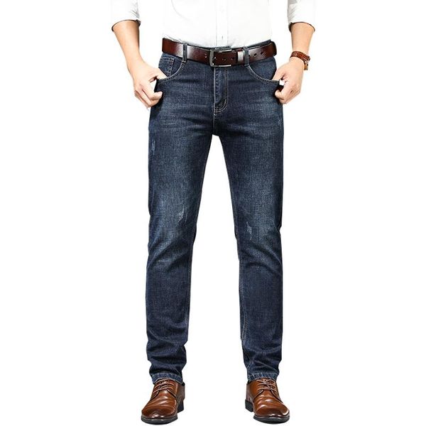 men's jeans 2021 stretch cotton men brand denim trousers soft straight pants male jean large size 40, Blue
men's jeans 2021 stretch cotton men brand denim trousers soft straight pants male jean large size 40, Blue